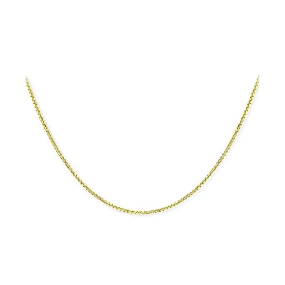 Giani Bernini Box Link 18" Chain Necklace 18k Gold-Plated Sterling Silver NEW